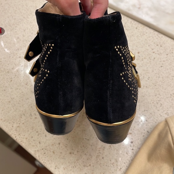Chloe Velvet Booties - Picture 6 of 6
